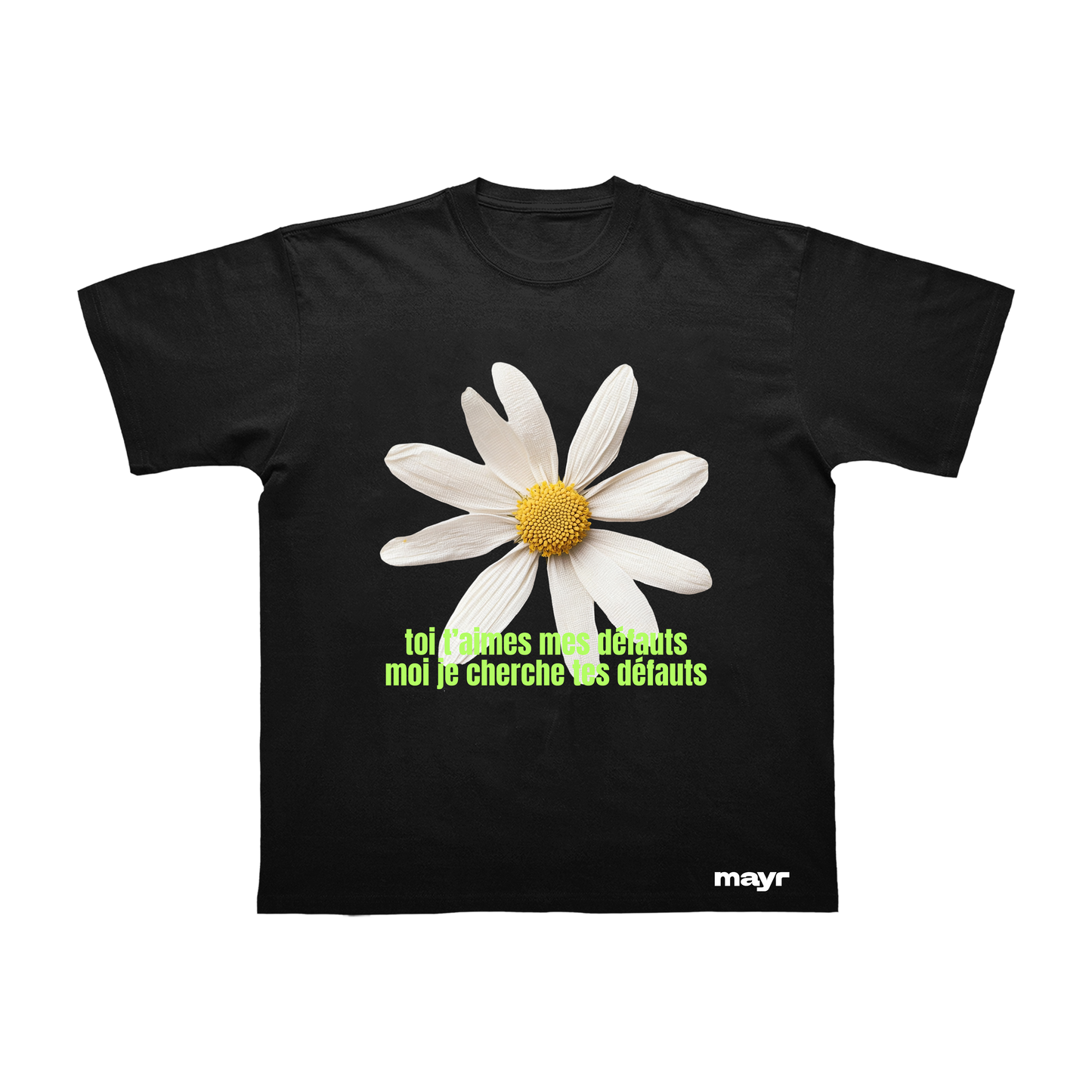 t-shirt noir «MDTD»