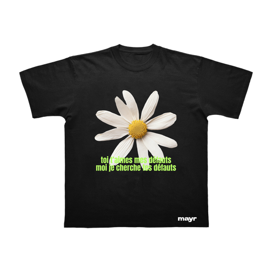 t-shirt noir «MDTD»