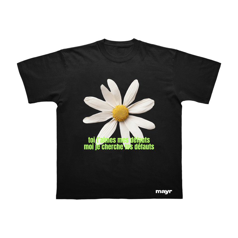 t-shirt noir «MDTD»