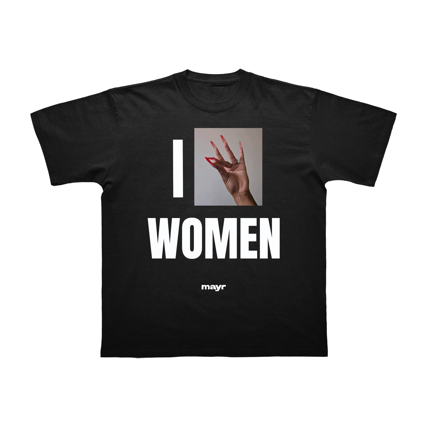 t-shirt noir «ILW»