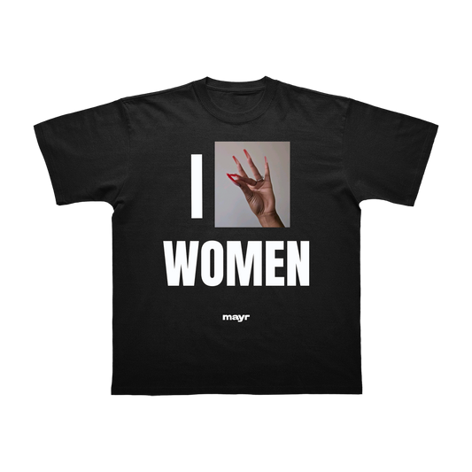 t-shirt noir «ILW»